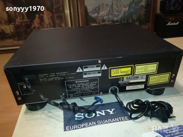 PIONEER PD-Z570T TWIN-TRAY CD MADE IN JAPAN-LNV OPTICAL OUT 1007231948, снимка 15 - Ресийвъри, усилватели, смесителни пултове - 41509911