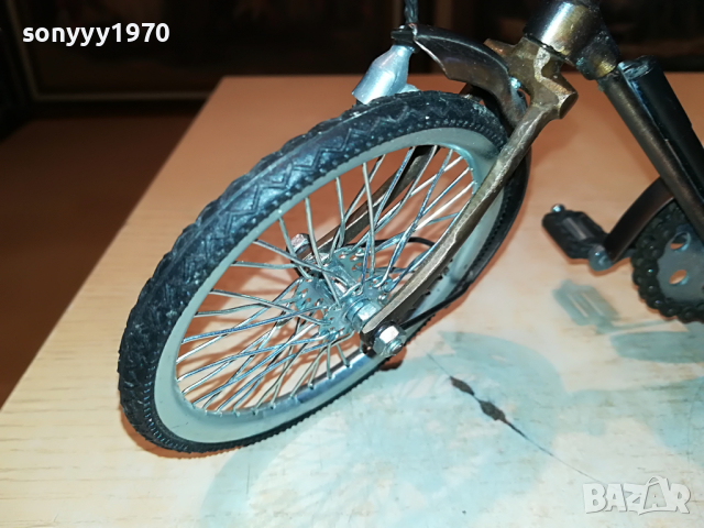 МЕТАЛНО МАСИВНО КОЛЕЛО ВНОС ШВЕЦИЯ 1604222012, снимка 11 - Антикварни и старинни предмети - 36478207