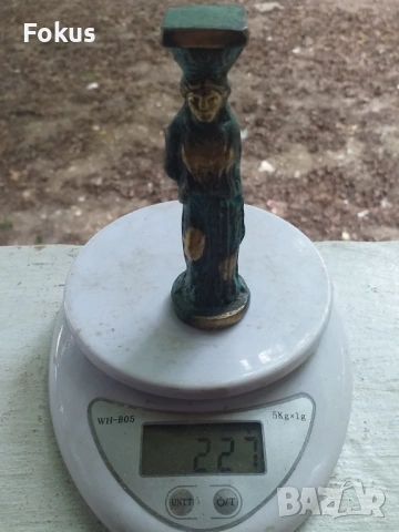 Статуетка фигура бронз патина