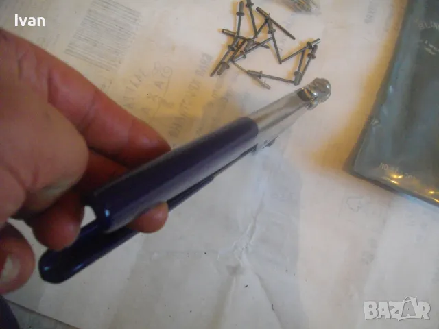 НОВА НЕМСКА СТАРО КАЧЕСТВО РЪЧНА НИТАЧКА ЗА ПОП-НИТОВЕ ДО 3,5мм В КАЛЪФ HOBBY №2, снимка 16 - Други инструменти - 48593222