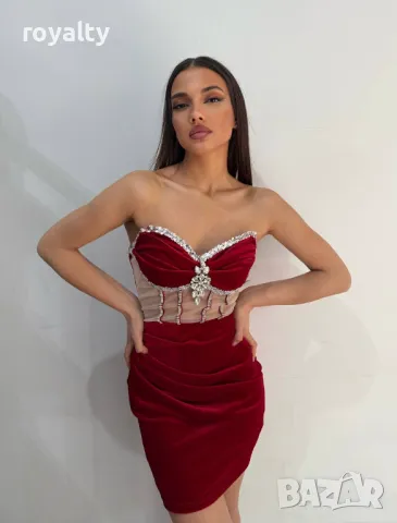 Елегантна дамска рокля , снимка 3 - Рокли - 50267914