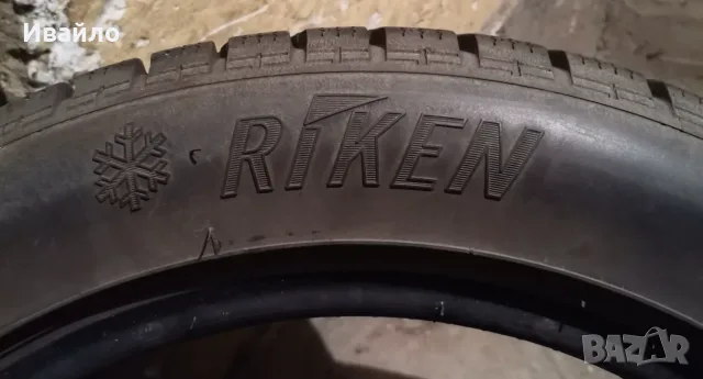 Продавам 2 броя зимни гуми 215.55.17 на 1 сезон дот 2022 Riken , снимка 4 - Гуми и джанти - 55807884