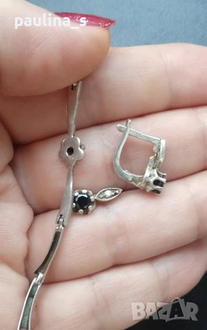 Три различни / Винтидж сребърна гривна , снимка 14 - Гривни - 44757666