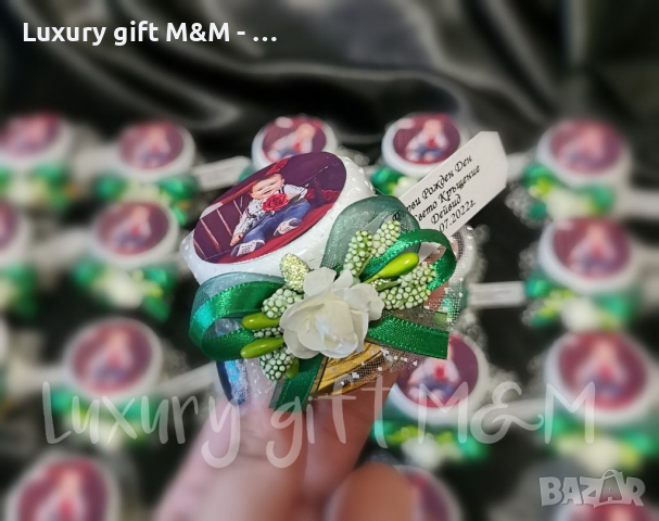 Подаръци за гости - бурканче с мед или свещ със СНИМКА, снимка 12 - Подаръци за кръщене - 36079400