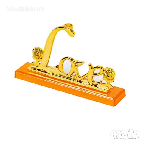 Преспапие Love и златна роза, снимка 8 - Декорация за дома - 48505913