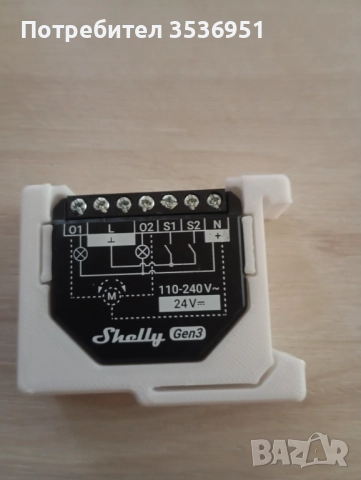 Shelly Holder кутийка за дин шина