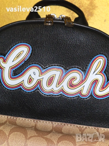 Coach оригинална дамска раница , снимка 4 - Раници - 52558883