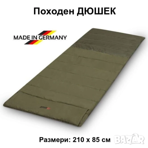 НОВ Оригинал MIVALL Немски Туристически ДЮШЕК 210x85см Постелка за Походно Легло Спален Чувал БАРТЕР