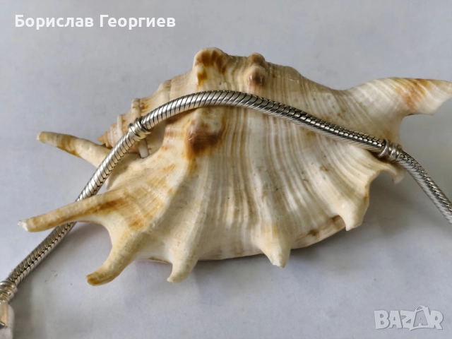 Сребърна гривна тип Пандора pandora, снимка 4 - Гривни - 52211231