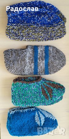 Продавам дамски и юношески вълнени терлици чорапи ръчна изработка, снимка 7 - Други - 34868198