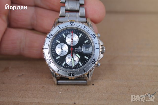мъжки швейцарски часовник ''Dugena" хронограф WR 100, снимка 2 - Мъжки - 44479707