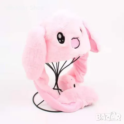 🐰 **Промоция на подвижна шапка зайче с мърдащи се уши и LED светлини!** 🐰

, снимка 3 - Шапки - 47611361
