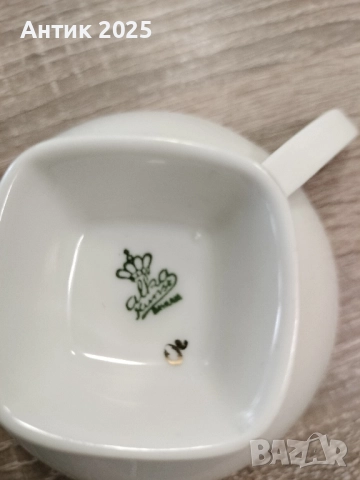 Порцеланова чаша с чинийка Arzberg Bavaria (Германия), снимка 2 - Антикварни и старинни предмети - 52062253