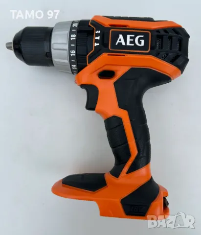 Нов комплетк от ъглошлайф AEG BEWS 18-125X и винтоверт AEG BSB18C2, снимка 7 - Винтоверти - 50232216