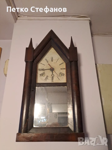 античен каминен часовник от типа "Steeple" , снимка 2 - Други ценни предмети - 53259157