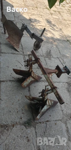 Триколка Беларус с инвентар плуг, фреза, браздир и ремарке , снимка 9 - Селскостопанска техника - 51186021