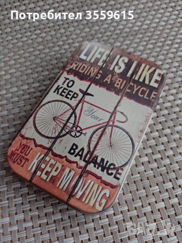метална ретро кутийка Велосипед от Амстердам, Холандия, снимка 4 - Други стоки за дома - 39289199