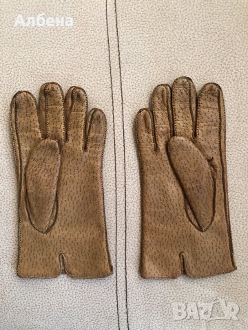 Мъжки ръкавици естествена кожа , снимка 4 - Ръкавици - 34405893