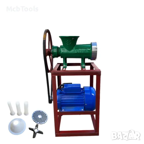 Месомелачка чугунена Румънска №32 с електромотор, снимка 2 - Други инструменти - 47557205