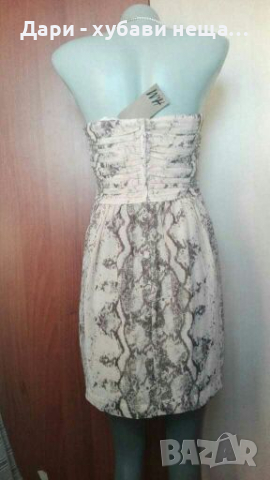 Красива рокля  на H&M с украса от камъни, мъниста и дантела🍀❤S,M(38)❤🍀арт.4083, снимка 5 - Рокли - 36180283