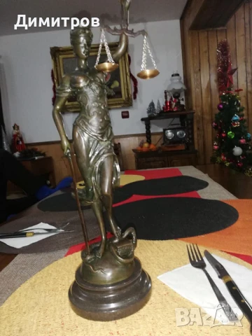 Бронзова пластика Темида