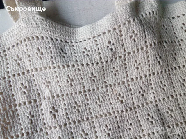 Плетена чанта на една кука тип торба, снимка 4 - Чанти - 48275416