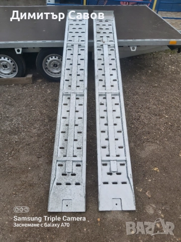 2 броя чисто нови пътеки за платформа до 3.500кг., снимка 3 - Ремаркета - 52009760