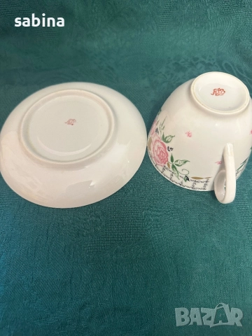 Порцеланова чаша на ЛФЗ Ломоносов, снимка 3 - Чаши - 52671559