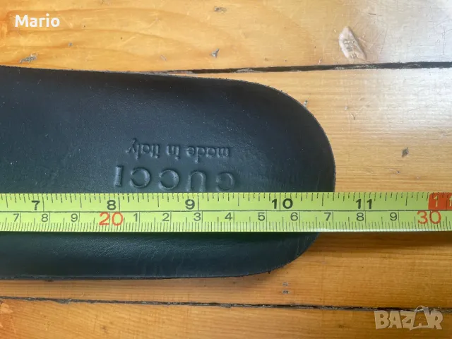 Gucci кожени кецове 41, снимка 9 - Кецове - 49596600