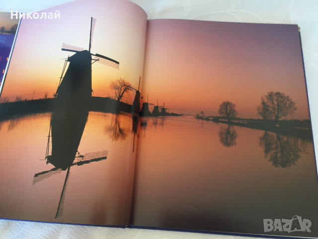 Луксозна книга / албум Dromen van Nederland на Frans Lemmens, нахоландски език, 128 стр. нов, 1998 г, снимка 6 - Други - 36167682