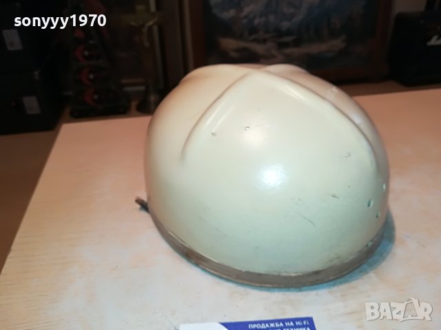 РЕТРО КАСКА С КОЖЕНИ СТРАНИЦИ-АНТИКА 2801231705, снимка 2 - Антикварни и старинни предмети - 39466988