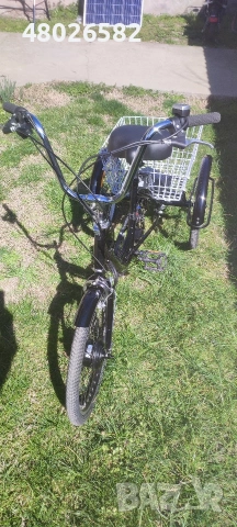 електрическа триколка 20цола, снимка 7 - Велосипеди - 53779944