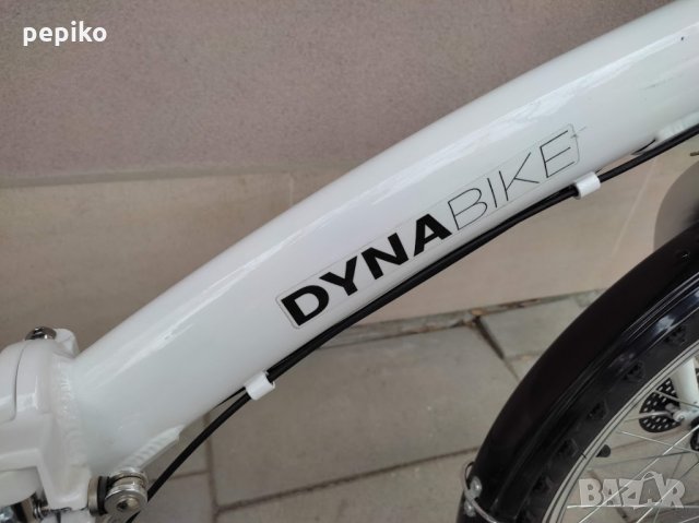Продавам колела внос от Германия алуминиев двойносгъваем велосипед DINA BIKE 20 цола 6 скорости, снимка 15 - Велосипеди - 35814423