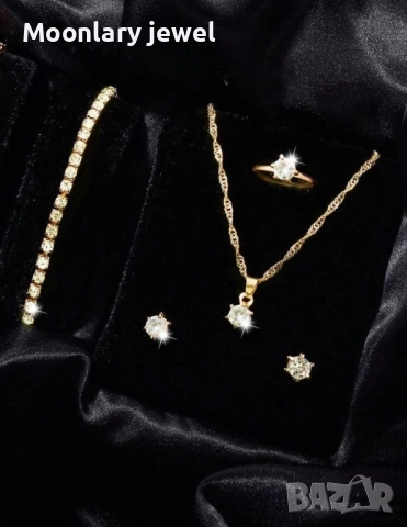 Комплект женски бижута, снимка 2 - Бижутерийни комплекти - 52666424