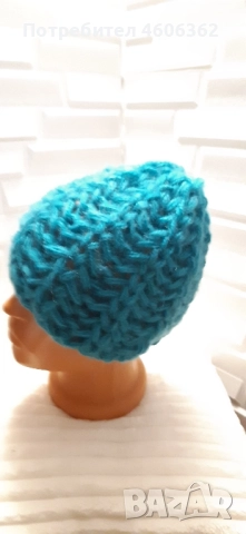 различни видове ръчно изплетени шапки, снимка 11 - Шапки - 51906292