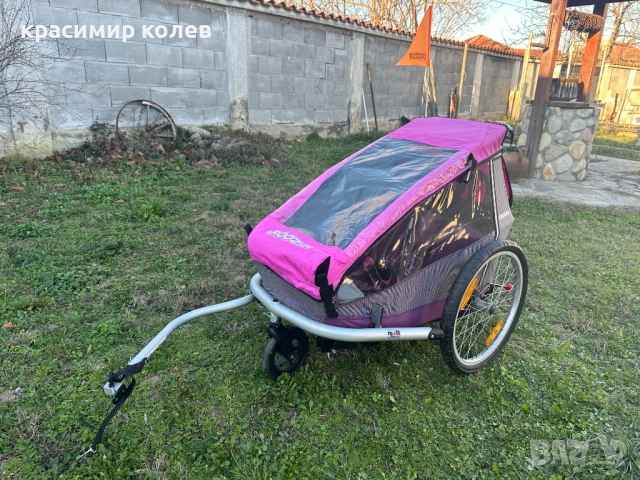 немско алуминиево ремарке "CROOZER", снимка 4 - Аксесоари за велосипеди - 52932865