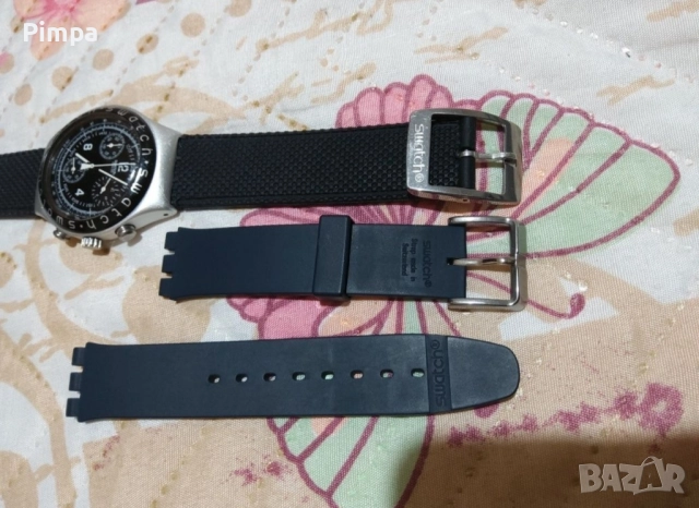 Swatch irony chronograph два часовника, снимка 8 - Мъжки - 52470513