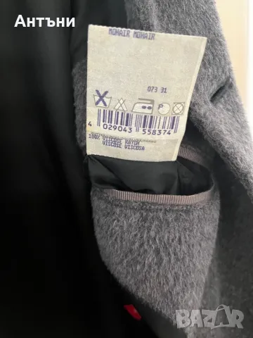 Сиво палто на Hugo Boss, снимка 8 - Палта - 48625185