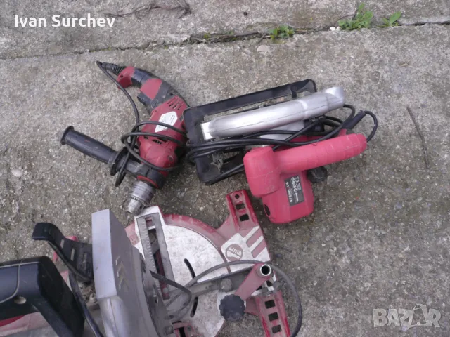 ЛОТ- ПЕНДОЛА- РЪЧЕН ЦИРКОЛЯР И ДРЕЛКА ВНОС ГЕРМАНИЯ, снимка 4 - Други инструменти - 49754293