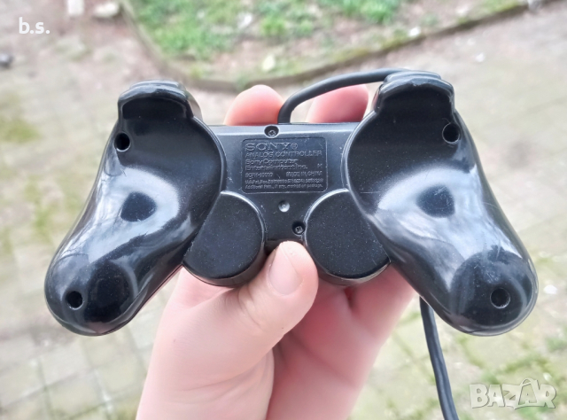 Оригинален Playstation 2 Black Controller SCPH 10010(5), снимка 4 - Аксесоари - 44805577