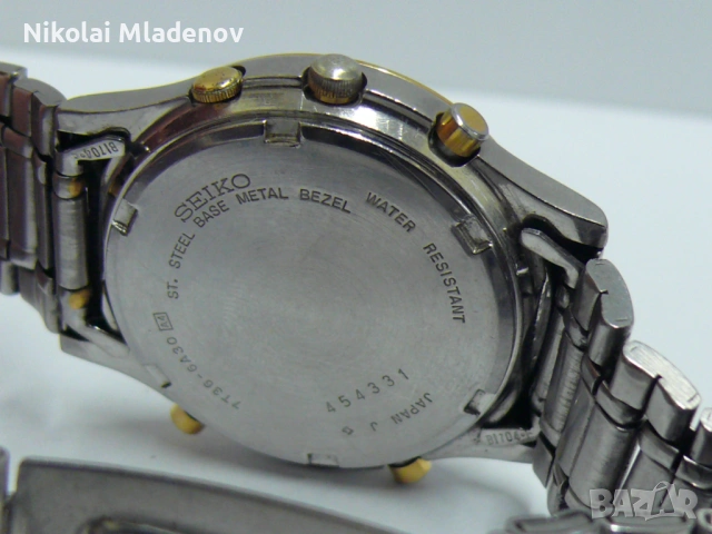 SEIKO СЕЙКО ХРОНОГРАФ КВАРЦ Мъжки ръчен часовник, работещ, снимка 18 - Мъжки - 53263725