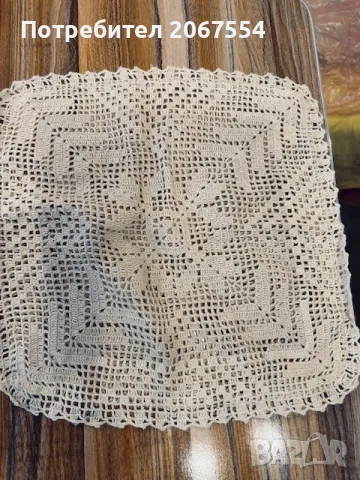 Дантелени плетива на една кука - карета, възглавнички, снимка 7 - Декорация за дома - 49577811