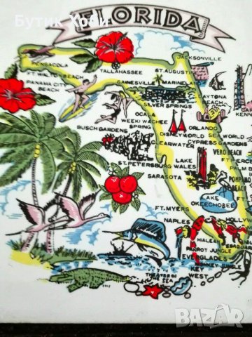 Керамична поставка с чугунена рамка, снимка 3 - Други ценни предмети - 33833671