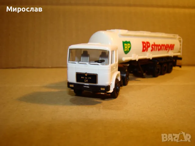 HERPA 1:87 H0 MAN ТИР КАМИОН ИГРАЧКА МОДЕЛ ЦИСТЕРНА, снимка 2 - Колекции - 48268811
