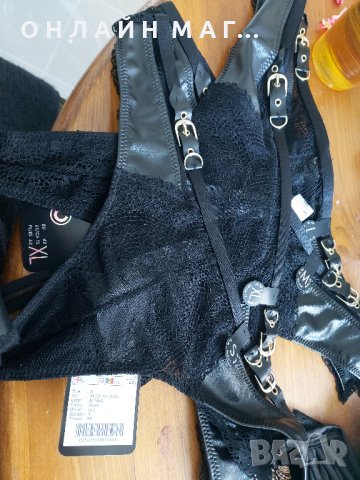 Прашка с кожа предна част и странично коланче /хс.с.м.л.хл., снимка 2 - Бельо - 35691347