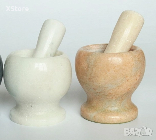 Каменно хаванче за стриване на чесън, снимка 3 - Други - 52517381