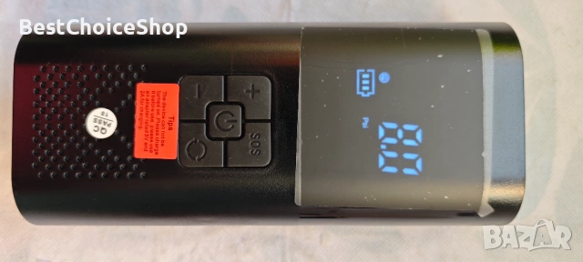 Преносим въздушен компресор с LED за кола, мотоциклет, велосипед, топки, снимка 3 - Аксесоари и консумативи - 53751036