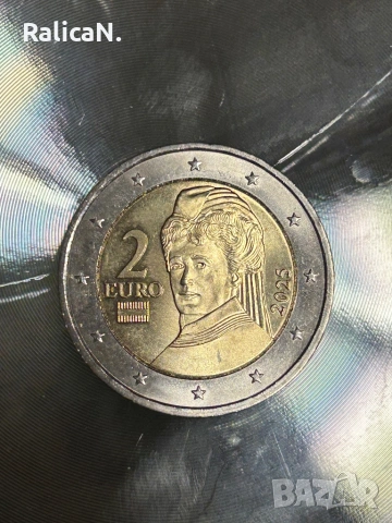 Монета от 2 евро 2025 Австрия