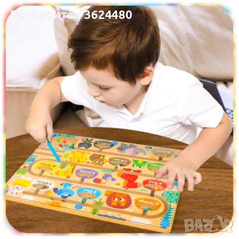 Лабиринт с Магнитни Топчета 4697, снимка 4 - Образователни игри - 52632511