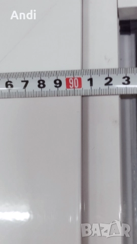 Алуминиевa вратa с касa, бяла със стъкла - лява  132/210см, снимка 9 - Дограми - 52829663